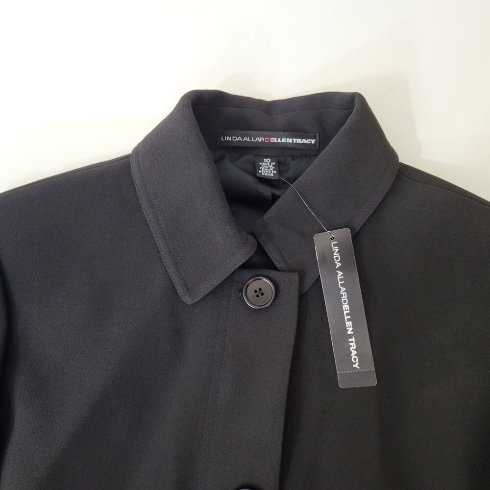 Linda Allard Ellen Tracy Black Suit Jacket New with Tag - Picture 2 of 6